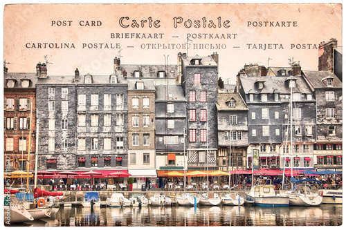 Photo: Carte postale ancienne Honfleur Carte postale ancienne Honfleur