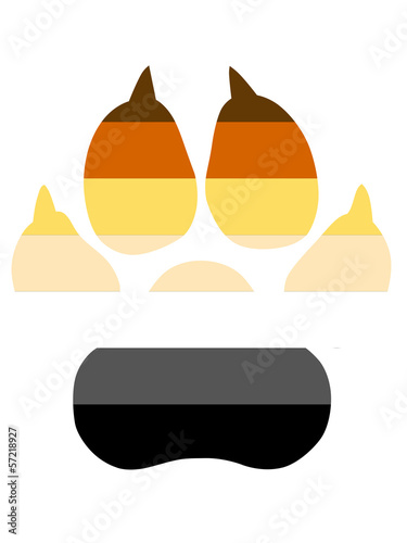 Illustration: Bear Footprint Gay Bear Footprint Gay
