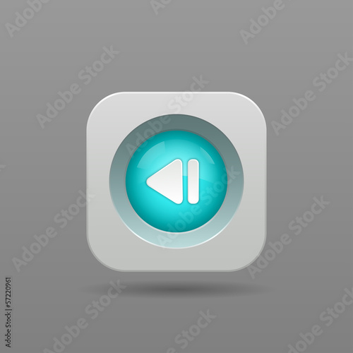 Vector: Previous button Previous button