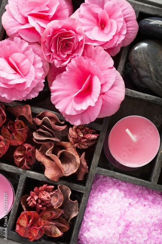 Photo: spa and aromatherapy set in black box spa and aromatherapy set in black box