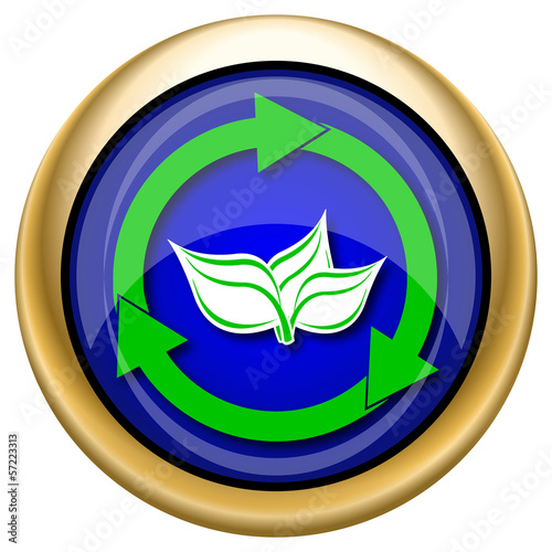 Illustration: Recycle arrows icon Recycle arrows icon