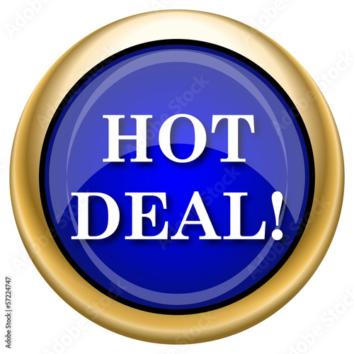 Photo: Hot deal icon Hot deal icon