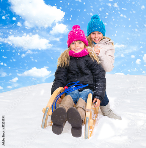 Photo: kinder im winter kinder im winter