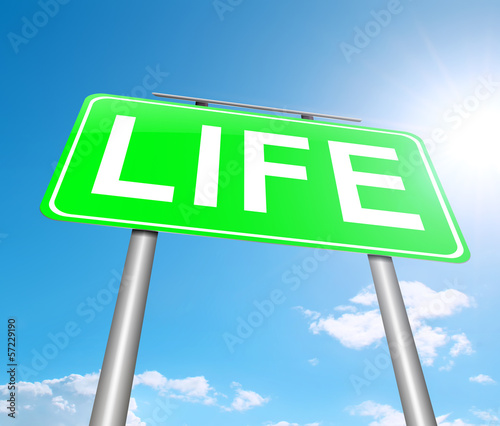 Illustration: Life concept. Life concept.