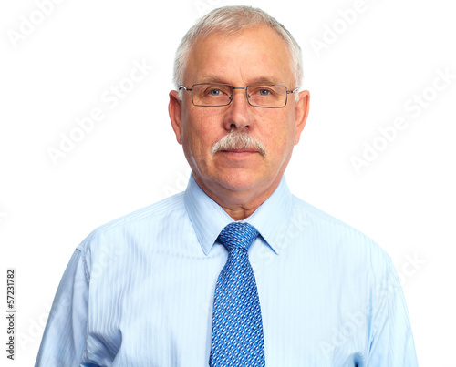 Photo: Businessman isolated on white. Businessman isolated on white.