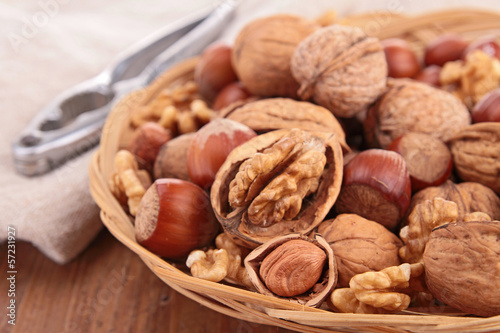 Photo: nuts and nutcracker nuts and nutcracker