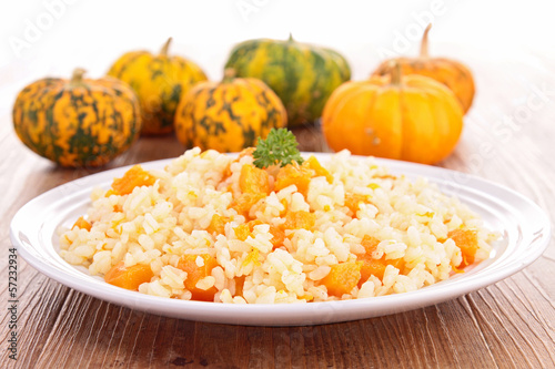 Photo: pumpkin risotto pumpkin risotto