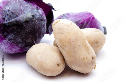 Photo: Kartoffeln und Rotkohl Kartoffeln und Rotkohl