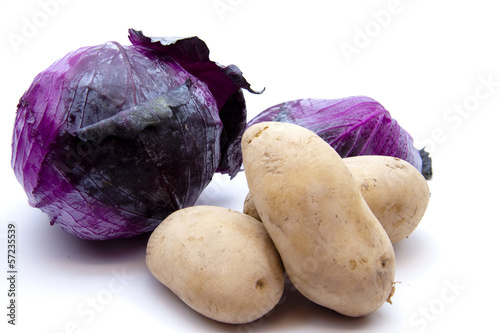 Photo: Kartoffeln und Rotkohl Kartoffeln und Rotkohl