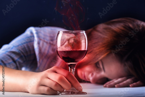 Photo: Woman in depression Woman in depression