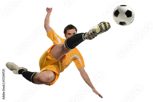 Photo: Soccer Player in Action Soccer Player in Action