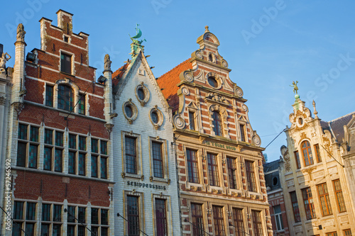 Photo: Leuven - Palaces of Gorte Markt morning light Leuven - Palaces of Gorte Markt morning light