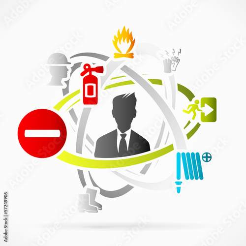 Vector: Abstract motion concept about safety vector illustration Abstract motion concept about safety vector illustration