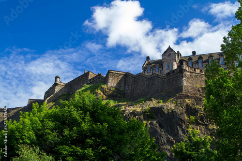 Photo: Edinburgh Castle under Blue Sky Edinburgh Castle under Blue Sky