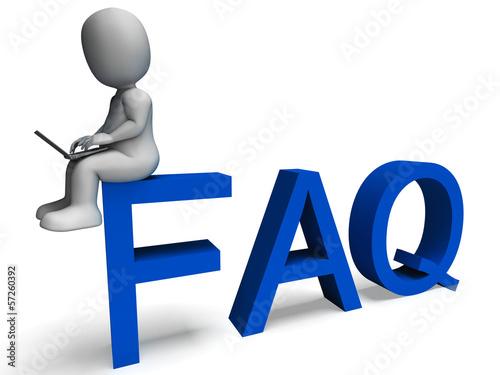 Illustration: Faq Showing Frequently Asked Questions Faq Showing Frequently Asked Questions