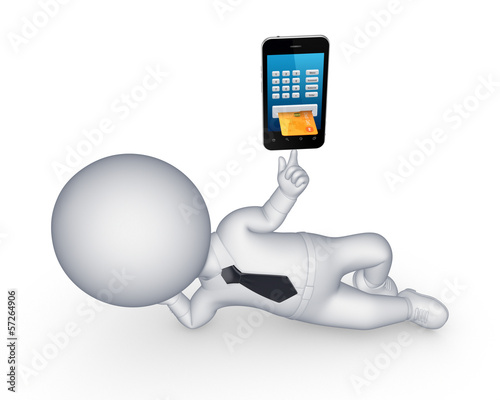 Illustration: Online payments concept. Online payments concept.