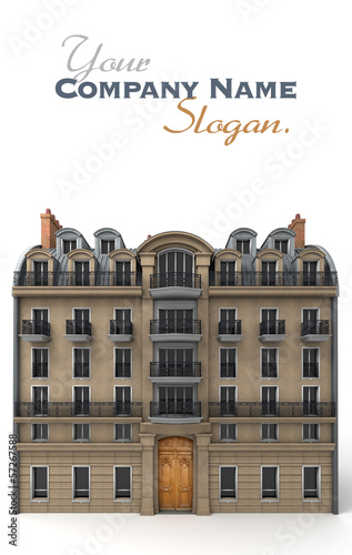 Illustration: French building rendering French building rendering