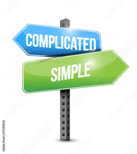 Illustration: complicated, simple road sign illustrations design complicated, simple road sign illustrations design