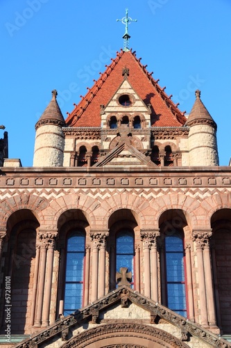 Photo: Boston landmark - Trinity church Boston landmark - Trinity church