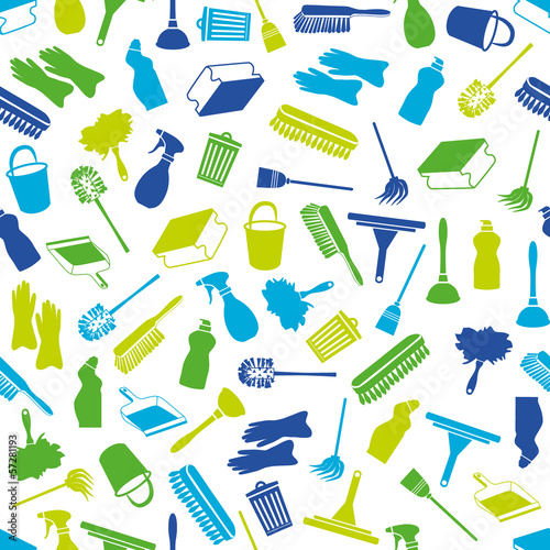 Vector: cleaning seamless pattern cleaning seamless pattern