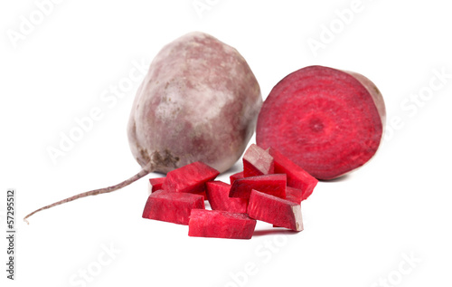 Photo: Fresh beetroot and segments. Fresh beetroot and segments.