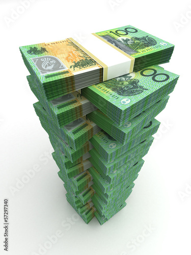 Illustration: Tower of Australian Dollar Tower of Australian Dollar