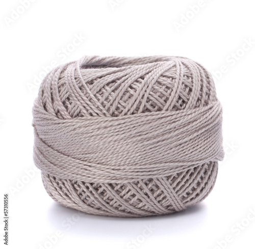 Photo: spool of grey thread spool of grey thread