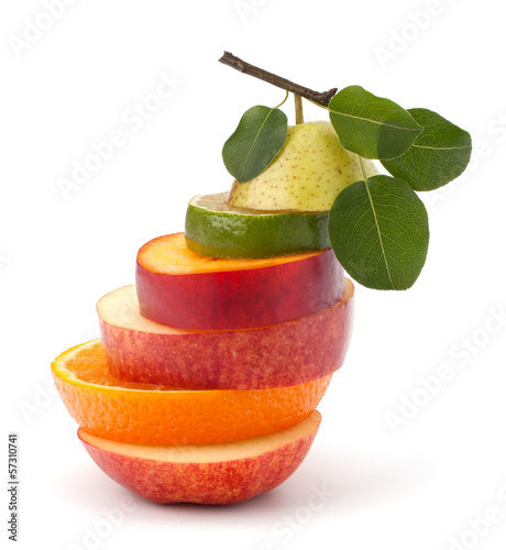 Photo: Mixed fruit slices Mixed fruit slices