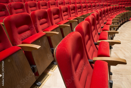 Photo: Seats in a theater and opera Seats in a theater and opera