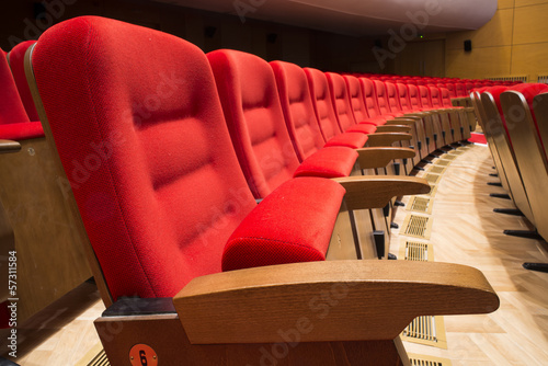 Photo: Seats in a theater and opera Seats in a theater and opera
