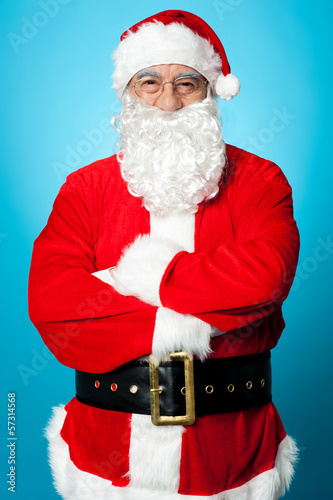 Photo: Santa claus posing with confidence Santa claus posing with confidence