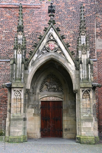 Photo: Utrecht, Netherlands - Cathedral door Utrecht, Netherlands - Cathedral door
