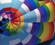 rainbow hot air balloon rainbow hot air balloon