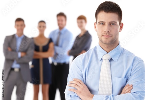 Photo: Businessman and team Businessman and team