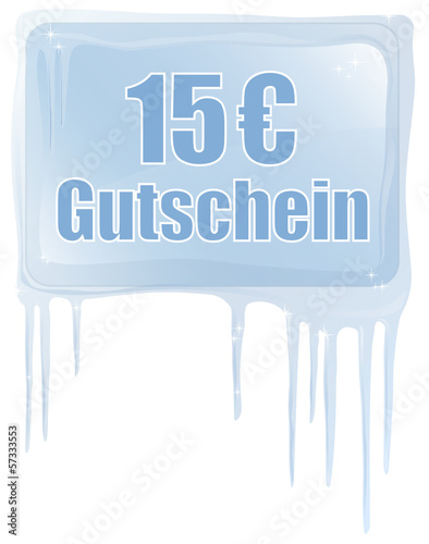 Vector: 15 € Gutschein 15 € Gutschein