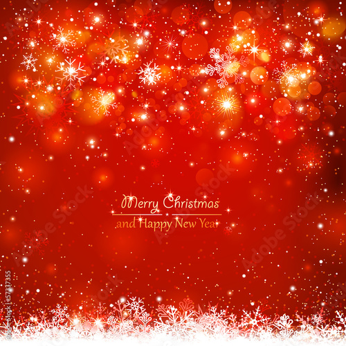 Vector: Christmas red background Christmas red background