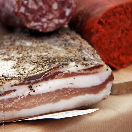 Photo: durchwachsener speck durchwachsener speck