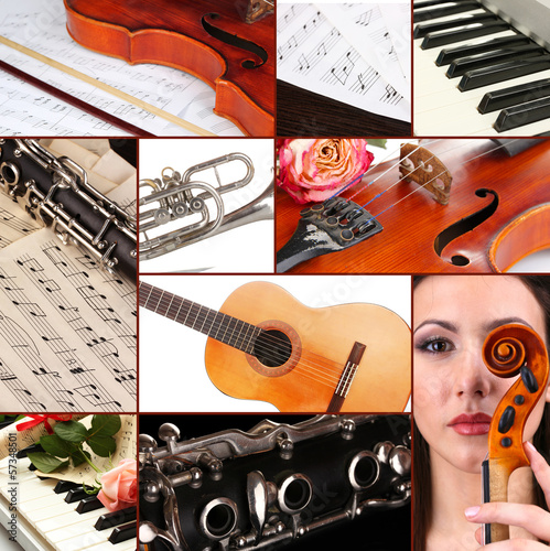 Photo: Classical music collage Classical music collage