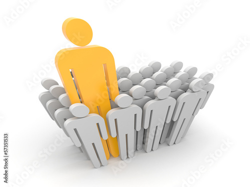 Illustration: Standing out from the crowd Standing out from the crowd