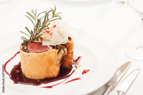 Photo: Fillet Wellington with fresh herbs Fillet Wellington with fresh herbs