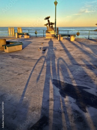 Instant Collection: Early Morning Redondo Beach Pier Los Angeles California USA Early Morning Redondo Beach Pier Los Angeles California USA
