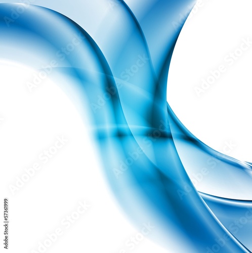 Vector: Blue vibrant abstract waves Blue vibrant abstract waves