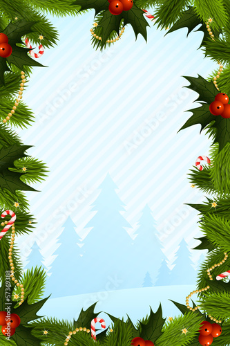 Vector: Christmas Card Template Christmas Card Template