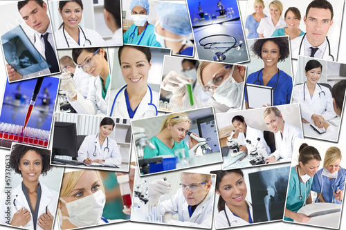 Photo: Medical Montage Doctors Nurses Research & Hospital Medical Montage Doctors Nurses Research & Hospital