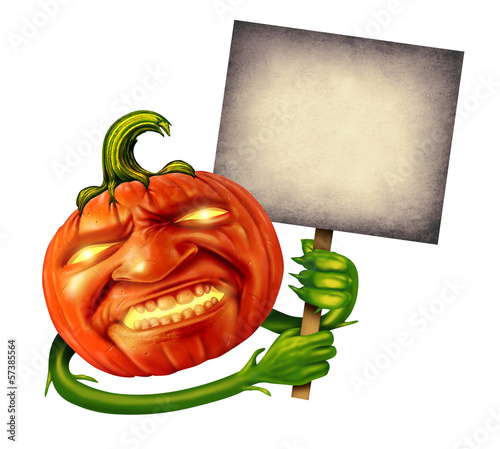 Illustration: Halloween Pumpkin Head Halloween Pumpkin Head