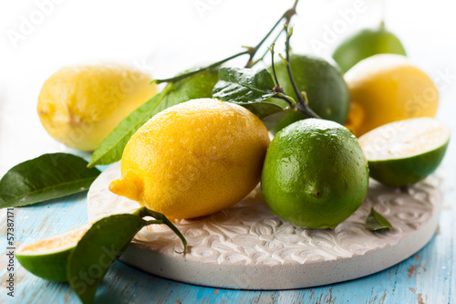 Photo: Lime and lemon Lime and lemon
