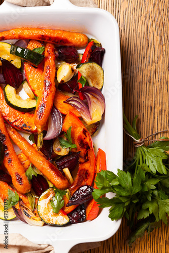 Photo: Roasted vegetables Roasted vegetables