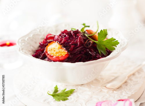 Photo: Braised red cabbage Braised red cabbage