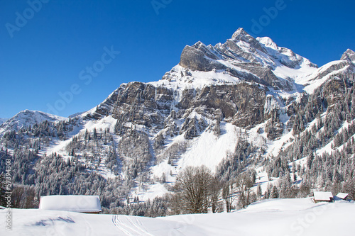 Photo: Winter in the alps Winter in the alps