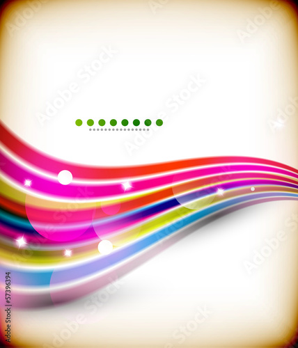 Vector: Blue colorful wave lines with lights technology background Blue colorful wave lines with lights technology background
